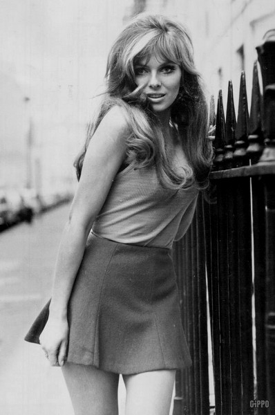 actress julie ege 1971 miniskirt