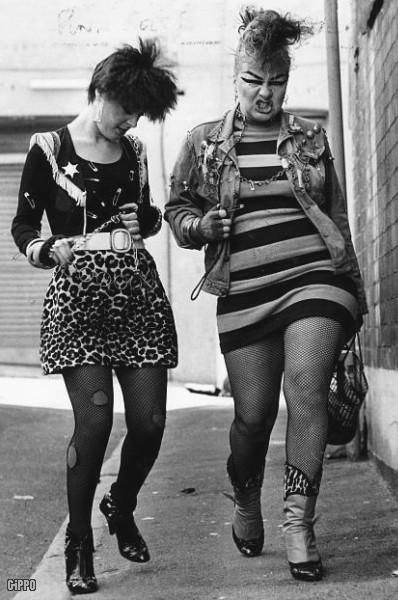 punk girls years 1970s