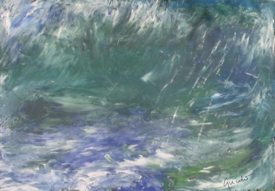 Quadro: "Tempesta di mare" di Guido Lucchi
