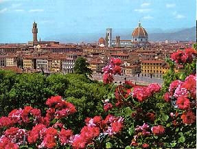 Firenze - panorama con cattedrale e cupola del Brunelleschi 
Florence - panorama with cathedral and Brunelleschi dome 
Florencia - vista con catedral y cpula de Brunelleschi 
Florenz - Panorama mit Kathedrale und Brunelleschi Dom 
Florence - vue avec cathdrale et le cupole de Brunelleschi