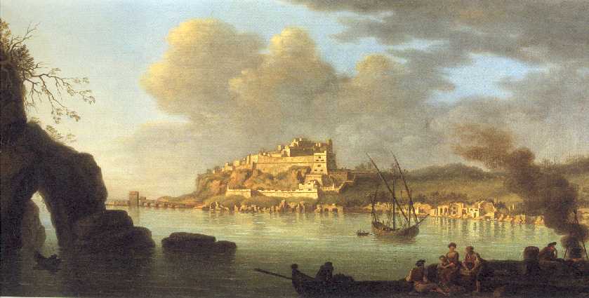 Il Castello di Baia -Carlo Bonavia (1751-1788) olio su tela.jpg (39186 byte)