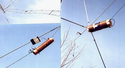 Antenna sloper per 80/160 lunghr solo m. 17,50