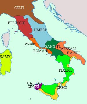 L'Italia nel 400 a.C.