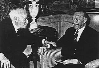 Adenauer con Ben Gurion (1960)