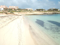 Lampedusa la spiaggia della Guitgia