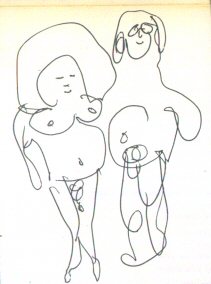 John's naked drawings