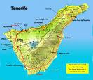 mappa di Tenerife