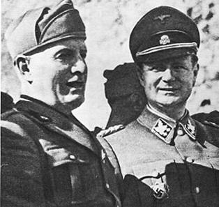 Mussolini e Wolff