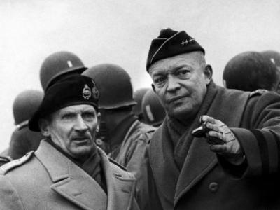 Montgomery e Eisenhower in Francia