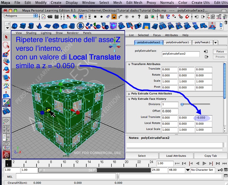 17 - Extrude -z 0.050