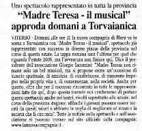 'Corriere di Viterbo' 25 agosto 2005
