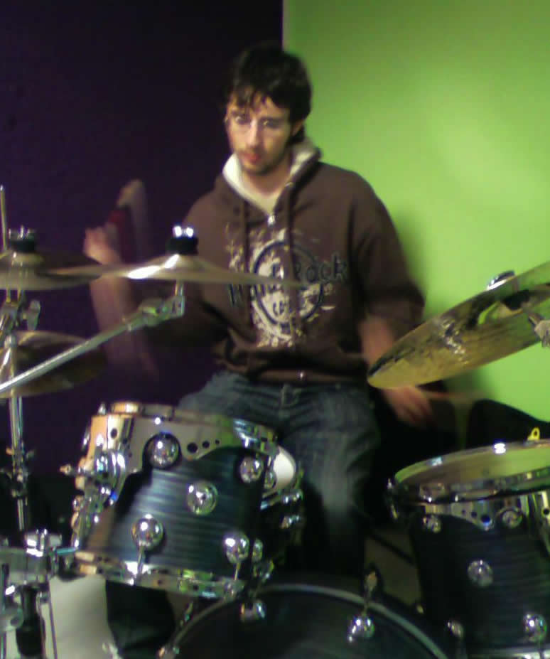 Giacomo "El mancho" on drums