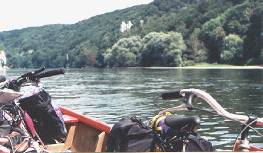 sul Danubio con le bici