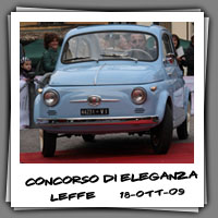 Foto Concorso d'eleganza internazionale Fiat 500 e Autobianchi Bianchine - Cinquecento show team - Leffe 18 ottobre 2009