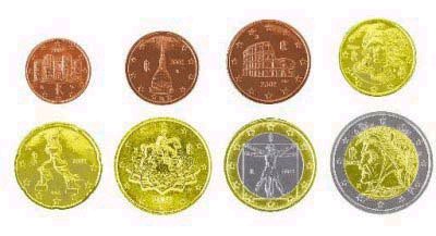 euro monete (facciata "B")