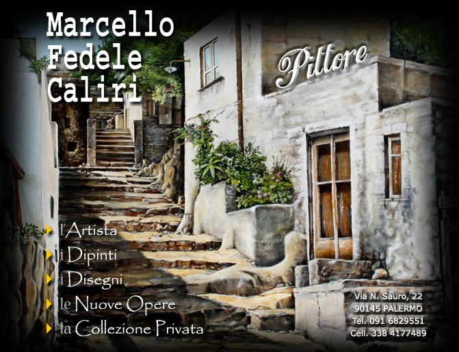 Home Page dell'artista Marcello F. Caliri