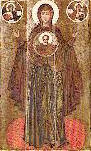 La Grande Panaghia, Madre di Dio del Segno, sec. XII, Mosca, Tretjakov.