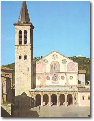 Spoleto piazza del Duomo