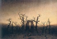 Caspar David Friedrich, Abbazia nel bosco di querce