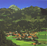 Il villaggio di Bayrischzell.