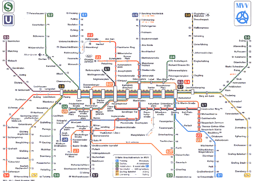 Mappa Metropolitana Monaco