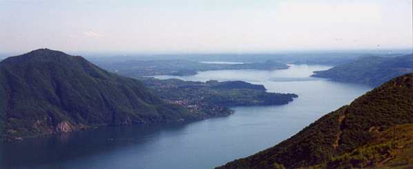 Vista del lago Maggiore da Pian Cavallo