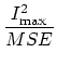 $\displaystyle {\frac{{I_{\max }^{2}}}{{MSE}}}$