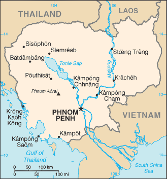 [Country map of Cambodia]