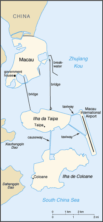 [Country map of Macau]