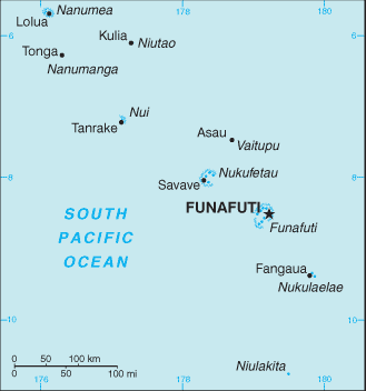 [Country map of Tuvalu]
