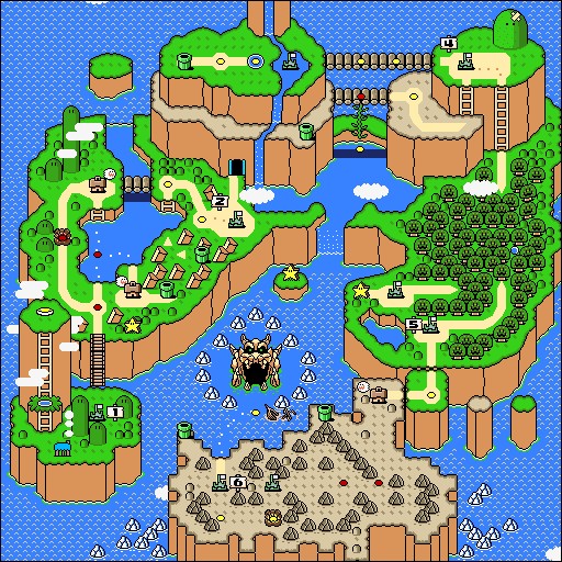 Mappa Super Mario World