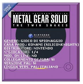 METAL GEAR SOLID