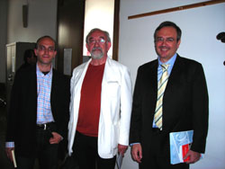 Nella foto, da sinistra: Francesco Moroni, Guariente Guarienti e Luca Tescaroli