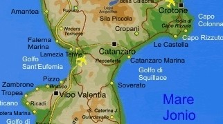 mappa Golfo di Squillace