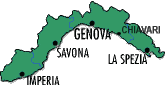 cartina LIGURIA
