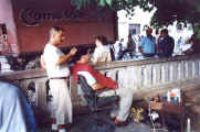 Barbiere per strada di Las Tunas