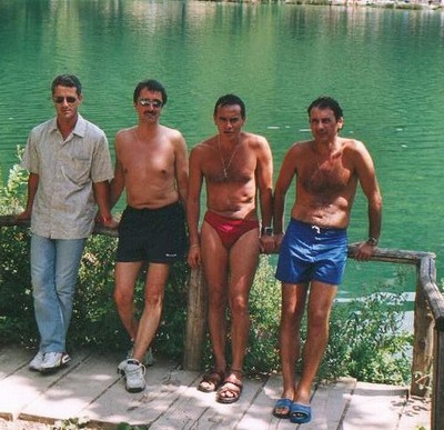 Erso, Vincenzo, Gianni e Gigi al lago di Sinizzo