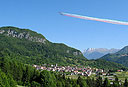 Le Frecce Tricolori sopra Raveo