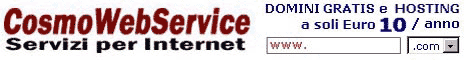 CosmoWebService - Servizi per internet