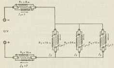 Esempio per il calcolo della divisione di corrente in circuito a resistenza