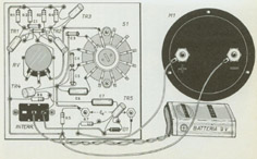Schema costruttivo di capacimetro a transistor