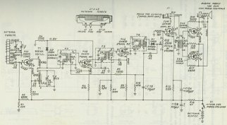 Schema di piccolo apparecchio radio a transistor (Radiomarelli RD 301)