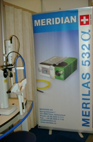 Poster laser oftalmico Meridian