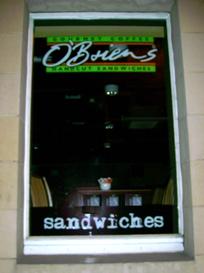 Insegna O'Briens sandwiches