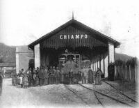 Tramway station in Chiampo - 1904