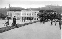 Vicenza railway station in 1908