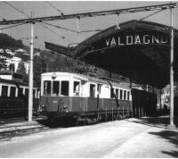 Valdagno tramway  station in 1961- it was suppressed in '70 end