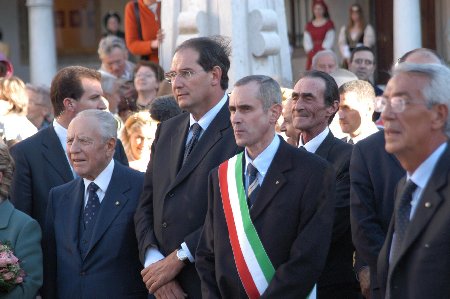 Il Presidente Ciampi ed il Sindaco di Feltre Alberto Brambilla