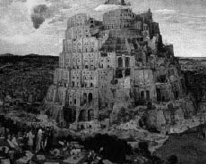 La grande torre di Babele. Bruegel il Vecchio. 1563