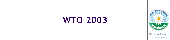 WTO 2003
